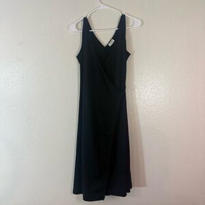 AYR black YOWSA wrap Dress